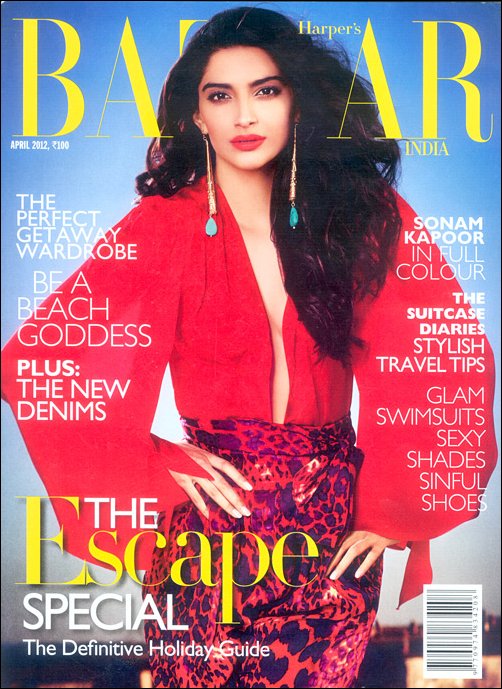 Sonam Kapoor graces the cover of Harper's Bazaar